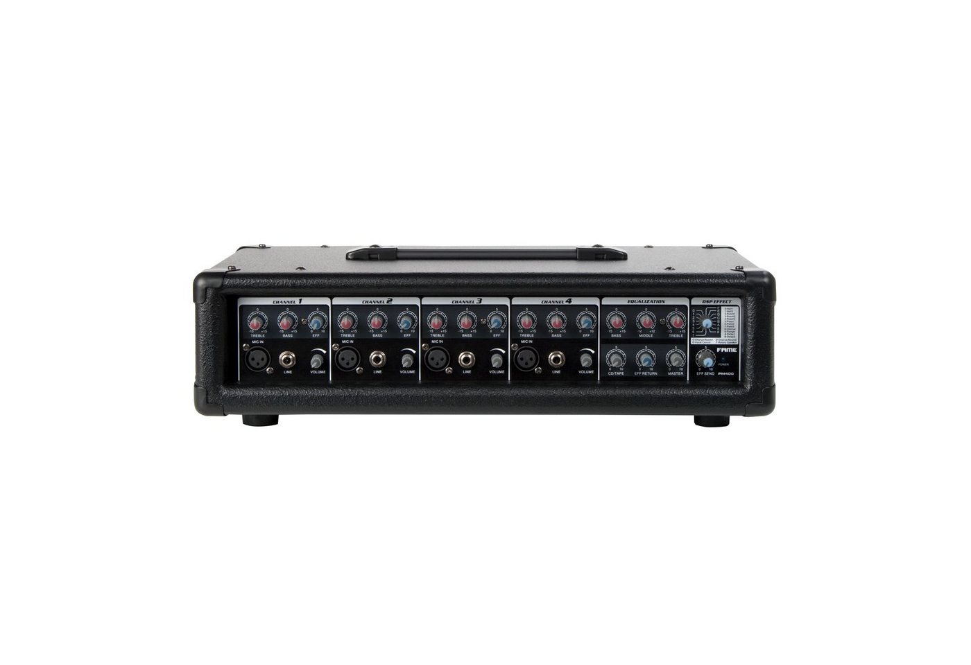 Fame Audio Mischverstärker (PM 400 Powermixer, 4-Kanal Analog, Integrierter Effektprozessor) von Fame Audio
