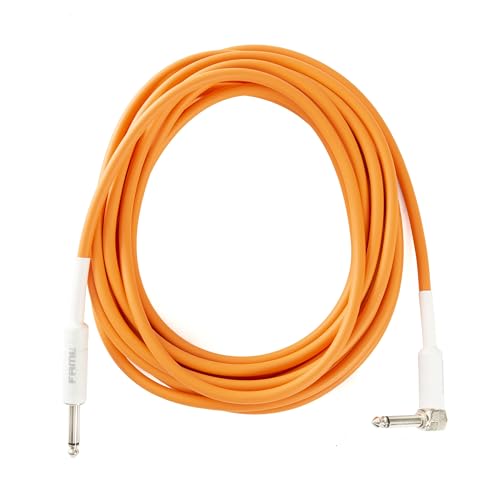 Fame Authentic Instrumentenkabel, 6m, Orange, Gerade/Winkel - Hochwertiges Gitarrenkabel, Erstklassige Signalübertragung Fame Authentic Instrumentenkabel, 6m, Orange, Gerade/Winkel - Hochwertiges Gitarrenkabel, Erstklassige Signalübertragung von Fame