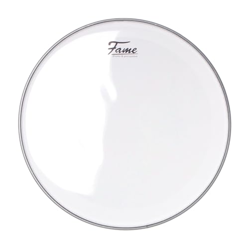 Fame Classic A2, 18 Zoll Bass Drum Batter Fell, Doppellagig, Robust, Langlebig, Prägnanter Sound, Viel Attack, Transparent, Mylar Material, Gute Stimmbarkeit, Schlagfell für Profi-Sound von Fame