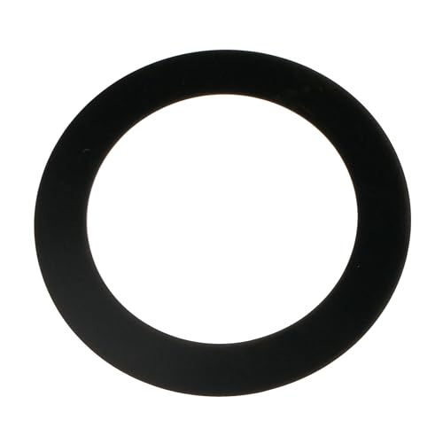 Fame FRBD-5BK Bass Drum Ring, 5 Zoll, Schwarz, Selbstklebender Lochverstärkungsring, Drumfelle Mikrofon-Positionierung, Rissfreie Schablone, Klangoptimierung von Fame