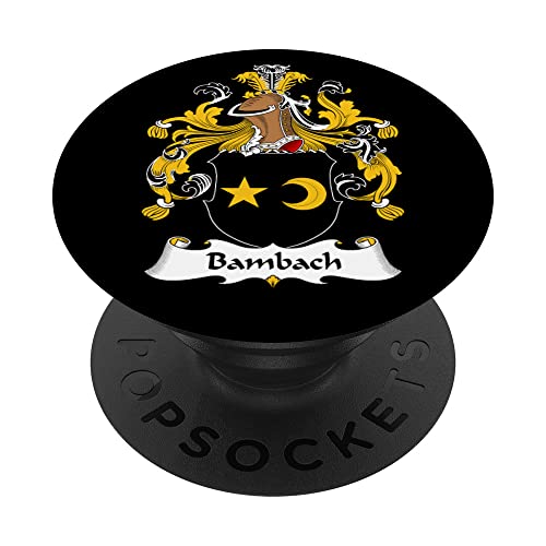 Bambach Wappen - Familienwappen PopSockets mit austauschbarem PopGrip von Familienwappen und Wappen Kleidung und Geschenke
