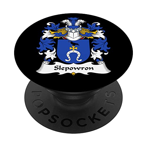 Slepowron Wappen - Familienwappen PopSockets mit austauschbarem PopGrip von Familienwappen und Wappen Kleidung und Geschenke