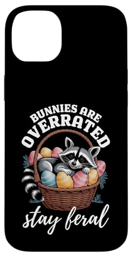 Bunnies Are Overrated Stay Feral Waschbär Lustiges Ostern Hülle für iPhone 14 Plus von Family Easter Day Gifts