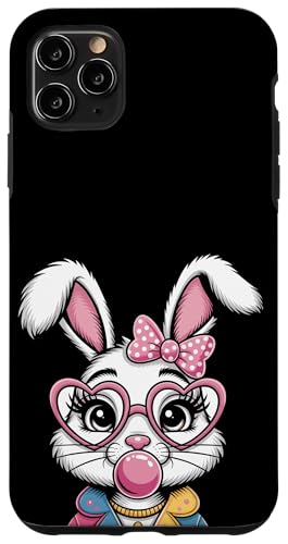 Osterhasengesicht Kokette Schleife Ästhetisch Happy Easter Day Hülle für iPhone 11 Pro Max von Family Easter Day Gifts