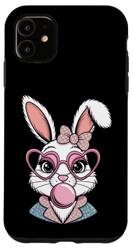 Osterhasengesicht Kokette Schleife Ästhetisch Happy Easter Day Hülle für iPhone 11 Osterhasengesicht Kokette Schleife Ästhetisch Happy Easter Day Hülle für iPhone 11 von Family Easter Day Gifts