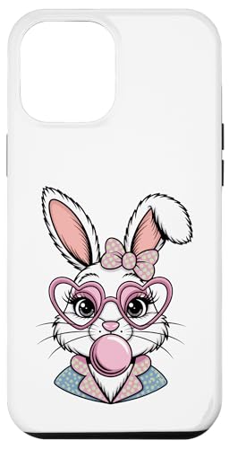 Osterhasengesicht Kokette Schleife Ästhetisch Happy Easter Day Hülle für iPhone 12 Pro Max von Family Easter Day Gifts