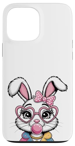 Osterhasengesicht Kokette Schleife Ästhetisch Happy Easter Day Hülle für iPhone 13 Pro Max von Family Easter Day Gifts