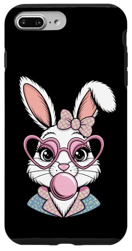 Osterhasengesicht Kokette Schleife Ästhetisch Happy Easter Day Hülle für iPhone 7 Plus/8 Plus von Family Easter Day Gifts
