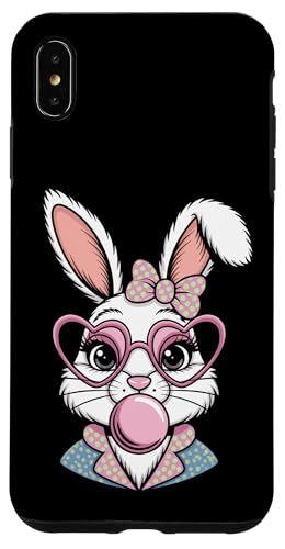 Osterhasengesicht Kokette Schleife Ästhetisch Happy Easter Day Hülle für iPhone XS Max von Family Easter Day Gifts