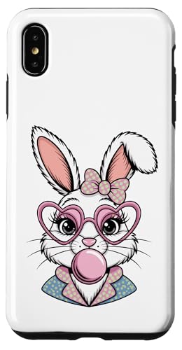 Osterhasengesicht Kokette Schleife Ästhetisch Happy Easter Day Hülle für iPhone XS Max von Family Easter Day Gifts