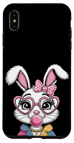Osterhasengesicht Kokette Schleife Ästhetisch Happy Easter Day Hülle für iPhone XS Max von Family Easter Day Gifts