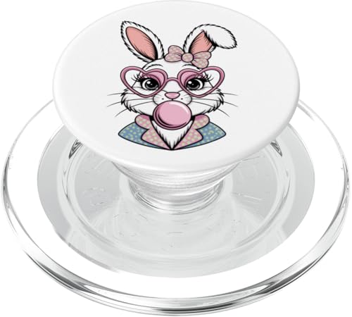 Osterhasengesicht Kokette Schleife Ästhetisch Happy Easter Day PopSockets PopGrip für MagSafe Osterhasengesicht Kokette Schleife Ästhetisch Happy Easter Day PopSockets PopGrip für MagSafe von Family Easter Day Gifts