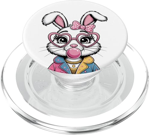 Osterhasengesicht Kokette Schleife Ästhetisch Happy Easter Day PopSockets PopGrip für MagSafe Osterhasengesicht Kokette Schleife Ästhetisch Happy Easter Day PopSockets PopGrip für MagSafe von Family Easter Day Gifts