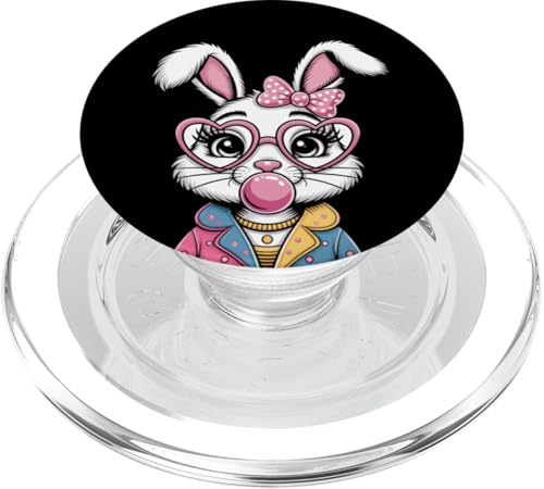 Osterhasengesicht Kokette Schleife Ästhetisch Happy Easter Day PopSockets PopGrip für MagSafe Osterhasengesicht Kokette Schleife Ästhetisch Happy Easter Day PopSockets PopGrip für MagSafe von Family Easter Day Gifts