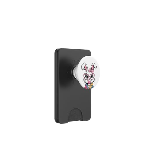 Osterhasengesicht Kokette Schleife Ästhetisch Happy Easter Day PopSockets PopWallet für MagSafe Osterhasengesicht Kokette Schleife Ästhetisch Happy Easter Day PopSockets PopWallet für MagSafe von Family Easter Day Gifts