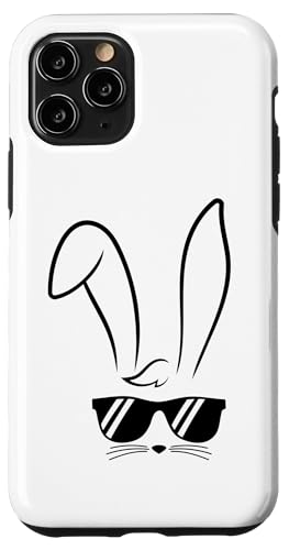 Osterhasengesicht Sonnenbrille niedlich lustig Happy Easter Day Hülle für iPhone 11 Pro von Family Easter Day Gifts