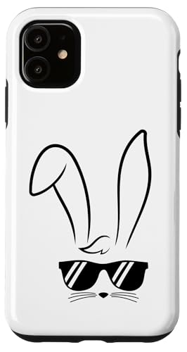 Osterhasengesicht Sonnenbrille niedlich lustig Happy Easter Day Hülle für iPhone 11 von Family Easter Day Gifts