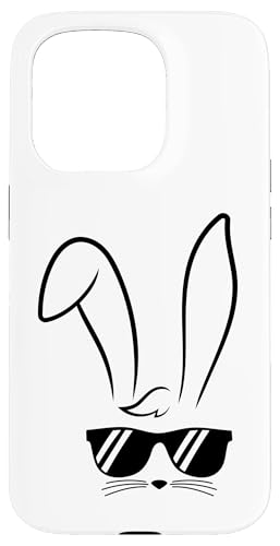 Osterhasengesicht Sonnenbrille niedlich lustig Happy Easter Day Hülle für iPhone 15 Pro von Family Easter Day Gifts