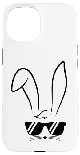 Osterhasengesicht Sonnenbrille niedlich lustig Happy Easter Day Hülle für iPhone 15 von Family Easter Day Gifts