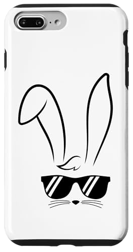 Osterhasengesicht Sonnenbrille niedlich lustig Happy Easter Day Hülle für iPhone 7 Plus/8 Plus von Family Easter Day Gifts