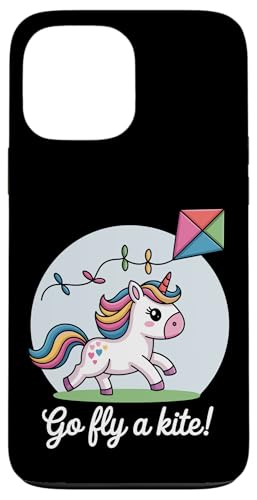 Fliegen Sie einen Drachen! Niedlicher Happy Unicorn Flying Kite Hülle für iPhone 13 Pro Max Fliegen Sie einen Drachen! Niedlicher Happy Unicorn Flying Kite Hülle für iPhone 13 Pro Max von Family Flight Kites Outdoor Fun by NLTS