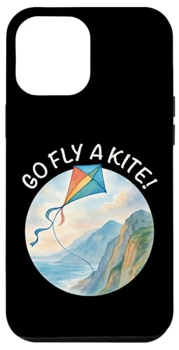 Go Fly a Kite! Aquarell Drachen über Küste Natur Kunst Hülle für iPhone 12 Pro Max Go Fly a Kite! Aquarell Drachen über Küste Natur Kunst Hülle für iPhone 12 Pro Max von Family Flight Kites Outdoor Fun by NLTS