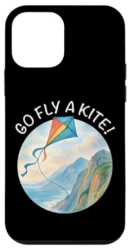 Go Fly a Kite! Aquarell Drachen über Küste Natur Kunst Hülle für iPhone 12 mini Go Fly a Kite! Aquarell Drachen über Küste Natur Kunst Hülle für iPhone 12 mini von Family Flight Kites Outdoor Fun by NLTS