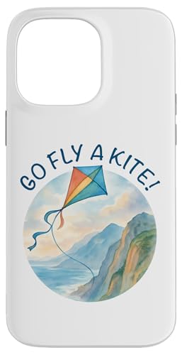 Go Fly a Kite! Aquarell Drachen über Küste Natur Kunst Hülle für iPhone 14 Pro Max Go Fly a Kite! Aquarell Drachen über Küste Natur Kunst Hülle für iPhone 14 Pro Max von Family Flight Kites Outdoor Fun by NLTS