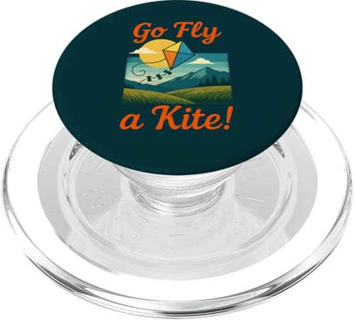 Go Fly a Kite Lustiges Retro-Design für den Außenbereich PopSockets PopGrip für MagSafe Go Fly a Kite Lustiges Retro-Design für den Außenbereich PopSockets PopGrip für MagSafe von Family Flight Kites Outdoor Fun by NLTS