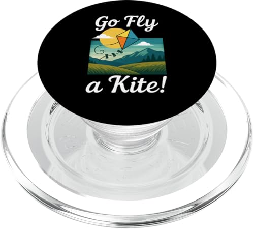 Go Fly a Kite Lustiges Retro-Design für den Außenbereich PopSockets PopGrip für MagSafe Go Fly a Kite Lustiges Retro-Design für den Außenbereich PopSockets PopGrip für MagSafe von Family Flight Kites Outdoor Fun by NLTS