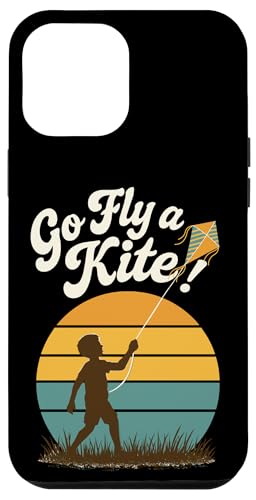 Go Fly a Kite Retro Sonnenuntergang Kind fliegender Drachen Szene Kunst Hülle für iPhone 12 Pro Max Go Fly a Kite Retro Sonnenuntergang Kind fliegender Drachen Szene Kunst Hülle für iPhone 12 Pro Max von Family Flight Kites Outdoor Fun by NLTS