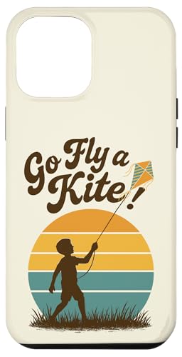 Go Fly a Kite Retro Sonnenuntergang Kind fliegender Drachen Szene Kunst Hülle für iPhone 12 Pro Max Go Fly a Kite Retro Sonnenuntergang Kind fliegender Drachen Szene Kunst Hülle für iPhone 12 Pro Max von Family Flight Kites Outdoor Fun by NLTS