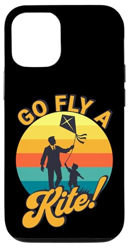 Go Fly a Kite! Retro Vater Sohn Drachen fliegende Silhouette Kunst Hülle für iPhone 12/12 Pro Go Fly a Kite! Retro Vater Sohn Drachen fliegende Silhouette Kunst Hülle für iPhone 12/12 Pro von Family Flight Kites Outdoor Fun by NLTS