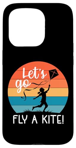 Let's Go Fly a Kite!Retro Art Child Flying Drachen Retro Sunset Hülle für iPhone 15 Pro Let's Go Fly a Kite!Retro Art Child Flying Drachen Retro Sunset Hülle für iPhone 15 Pro von Family Flight Kites Outdoor Fun by NLTS
