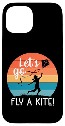 Let's Go Fly a Kite!Retro Art Child Flying Drachen Retro Sunset Hülle für iPhone 15 Let's Go Fly a Kite!Retro Art Child Flying Drachen Retro Sunset Hülle für iPhone 15 von Family Flight Kites Outdoor Fun by NLTS