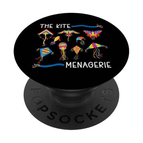 The Kite Menagerie, bunte Tierdrachen-Kollektion PopSockets Klebender PopGrip The Kite Menagerie, bunte Tierdrachen-Kollektion PopSockets Klebender PopGrip von Family Flight Kites Outdoor Fun by NLTS