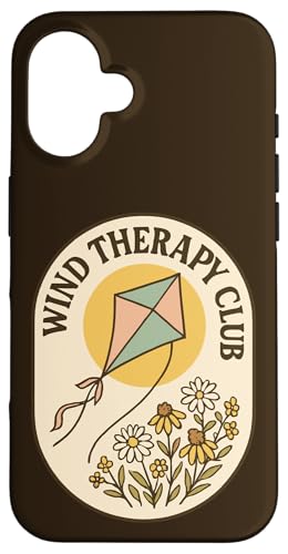 Wind Therapy Club Drachen Floral Windtherapie Ästhetik Hülle für iPhone 16 Wind Therapy Club Drachen Floral Windtherapie Ästhetik Hülle für iPhone 16 von Family Flight Kites Outdoor Fun by NLTS
