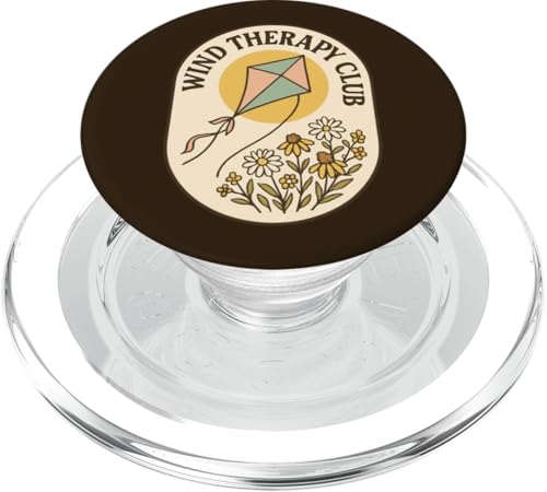 Wind Therapy Club Drachen Floral Windtherapie Ästhetik PopSockets PopGrip für MagSafe von Family Flight Kites Outdoor Fun by NLTS