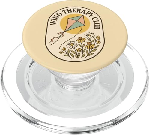 Wind Therapy Club Drachen Floral Windtherapie Ästhetik PopSockets PopGrip für MagSafe Wind Therapy Club Drachen Floral Windtherapie Ästhetik PopSockets PopGrip für MagSafe von Family Flight Kites Outdoor Fun by NLTS