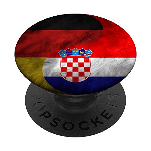 Deutschland und Kroatien Yin Yang - Kroatische Deutsche - PopSockets Ausziehbarer Sockel und Griff für Smartphones und Tablets Deutschland und Kroatien Yin Yang - Kroatische Deutsche - PopSockets Ausziehbarer Sockel und Griff für Smartphones und Tablets von Family Heritage Gifts