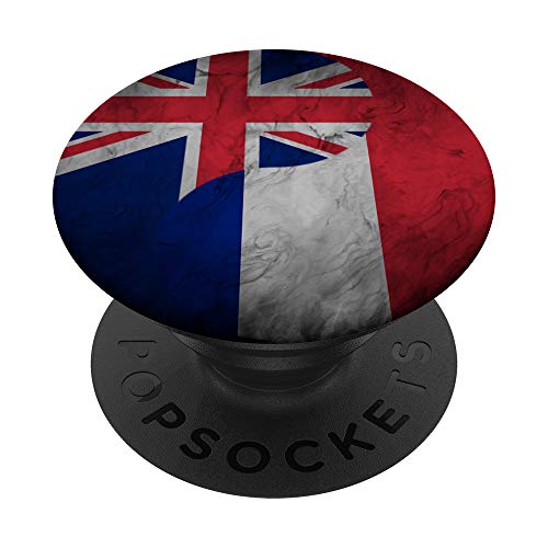 Großbritannien und France Yin Yang - French UK Flagge - PopSockets Ausziehbarer Sockel und Griff für Smartphones und Tablets von Family Heritage Gifts