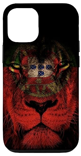 Hülle für iPhone 12/12 Pro Portugal-Flagge und afrikanischer Löwe - Portugiesischer Stolz Hülle für iPhone 12/12 Pro Portugal-Flagge und afrikanischer Löwe - Portugiesischer Stolz von Family Heritage Gifts