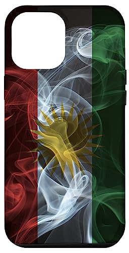 Hülle für iPhone 12 Pro Max Rauchige Kurdistan-Flagge – kurdischer Stolz im Rauchstil Hülle für iPhone 12 Pro Max Rauchige Kurdistan-Flagge – kurdischer Stolz im Rauchstil von Family Heritage Gifts