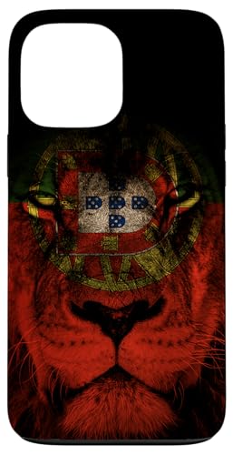 Hülle für iPhone 13 Pro Max Portugal-Flagge und afrikanischer Löwe - Portugiesischer Stolz Hülle für iPhone 13 Pro Max Portugal-Flagge und afrikanischer Löwe - Portugiesischer Stolz von Family Heritage Gifts