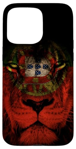 Hülle für iPhone 15 Pro Max Portugal-Flagge und afrikanischer Löwe - Portugiesischer Stolz Hülle für iPhone 15 Pro Max Portugal-Flagge und afrikanischer Löwe - Portugiesischer Stolz von Family Heritage Gifts