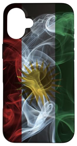 Hülle für iPhone 16 Plus Rauchige Kurdistan-Flagge – kurdischer Stolz im Rauchstil Hülle für iPhone 16 Plus Rauchige Kurdistan-Flagge – kurdischer Stolz im Rauchstil von Family Heritage Gifts