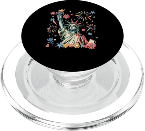 Starus Proud Liberty 4th Of July US Flag Colorful Fireworks PopSockets PopGrip für MagSafe Starus Proud Liberty 4th Of July US Flag Colorful Fireworks PopSockets PopGrip für MagSafe von Family Lover 4th Of July Costume