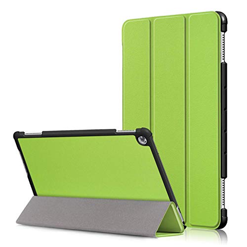 FanTing Hülle für Huawei MediaPad M5 10 Lite Tablette,Ultradünne, Exquisite Erscheinung,mit Standfunction,für Huawei MediaPad M5 10 Lite Tablette -Grün von FanTing