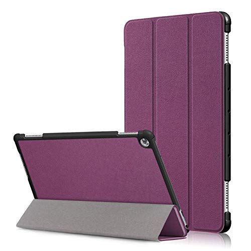 FanTing Hülle für Huawei MediaPad M5 10 Lite Tablette,Ultradünne, Exquisite Erscheinung,mit Standfunction,für Huawei MediaPad M5 10 Lite Tablette -Lila von FanTing