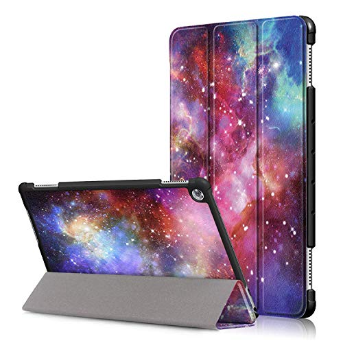 FanTing Hülle für Huawei MediaPad M5 Lite Tablette,Ultradünne, Exquisite Erscheinung,mit Standfunction,für Huawei MediaPad M5 Lite Tablette -Sternenhimmel von FanTing